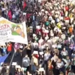 Manifestação em SP contra PL do Estupro tem Arthur Lira como alvo