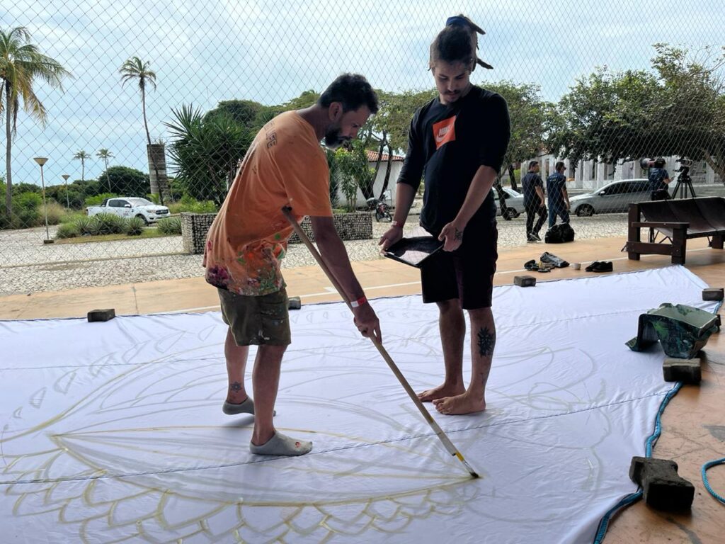 No Aquavelas, artista Almeida Luz homenageia natureza e símbolo da Capital