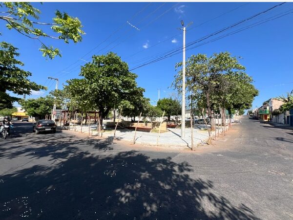 Praça do Detran no Crato está com 90% das obras concluídas