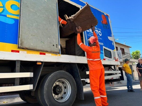 Serviço de Cata Treco do Crato divulga programação de recolhimento para esta semana