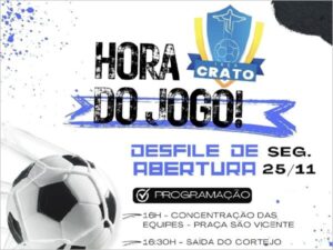 Desfile abre III Taça Crato de Futebol 2024