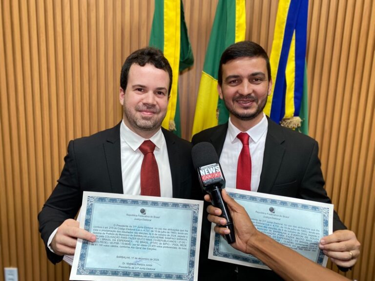 Guilherme Saraiva e vereadores são diplomados em Barbalha