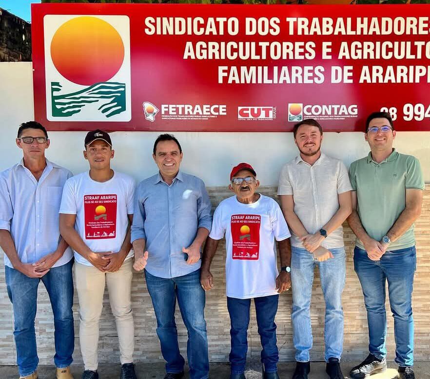 Deputado. Pedro Lobo debate políticas públicas para o campo com lideranças e trabalhadores rurais em municípios do Cariri Oeste