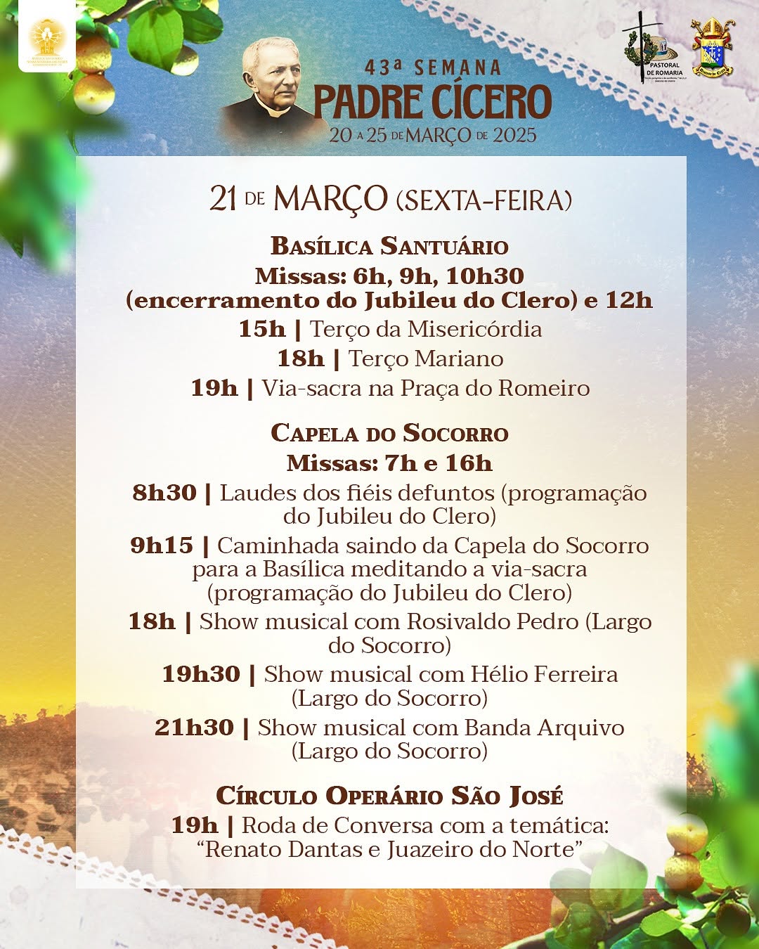 Basílica de Nossa Senhora das Dores vive semana em homenagem à Padre Cícero 3 21