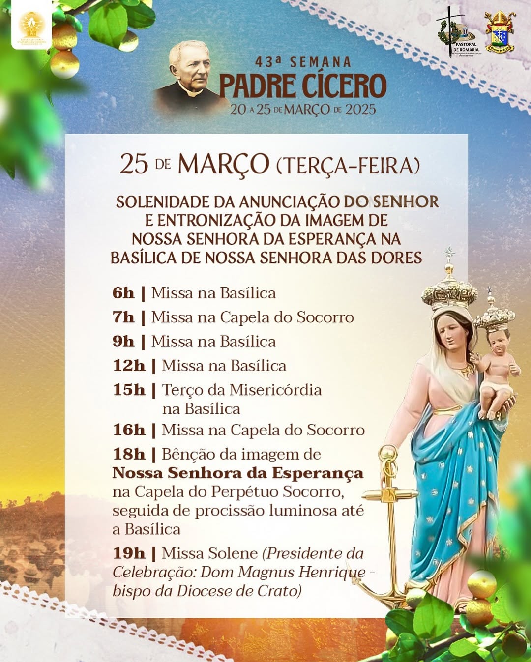 Basílica de Nossa Senhora das Dores vive semana em homenagem à Padre Cícero 7 25