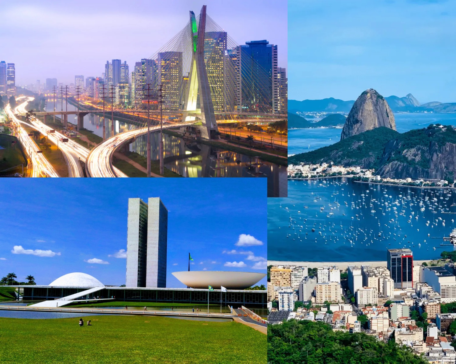 Brasília, Rio e São Paulo lideram ranking de cidades mais influentes