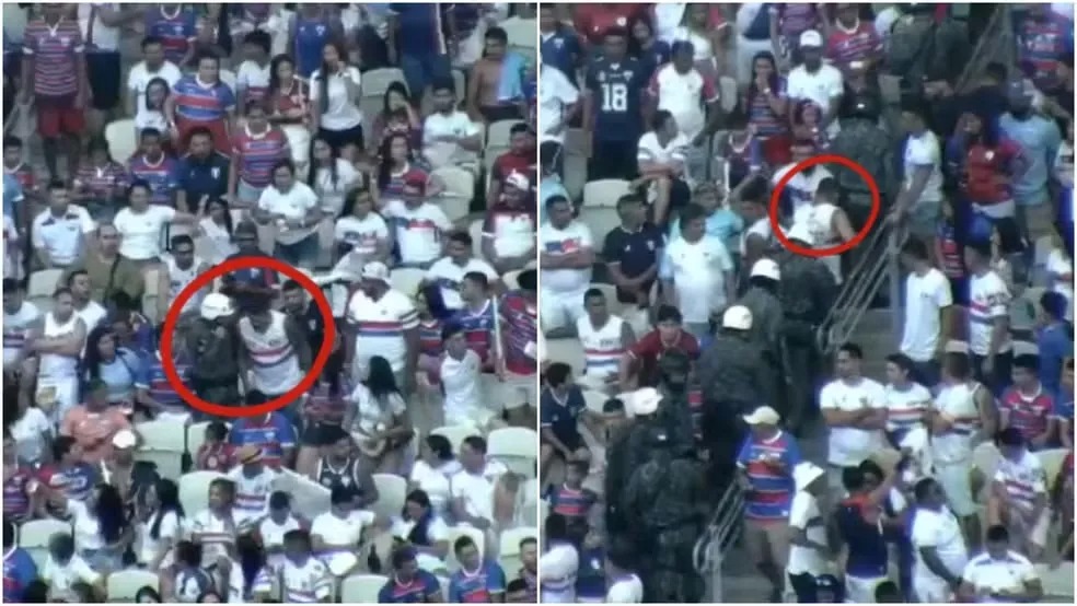 Reconhecimento facial captura foragido durante Clássico-Rei na Arena Castelão 1 Reconhecimento facial captura foragido durante Clássico-Rei na Arena Castelão