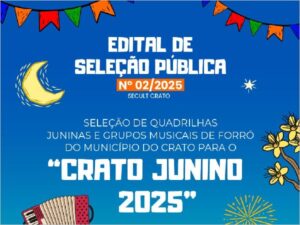 Crato abre inscrições para o Crato Junino 2025