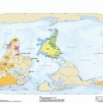 IBGE lança mapa com Brasil no centro e Sul no topo