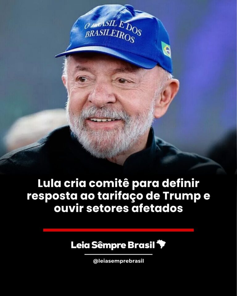Lula cria comitê para definir resposta ao tarifaço de Trump e ouvir setores afetados
