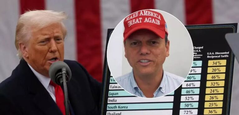 Tarcísio toma partido de Trump contra o Brasil