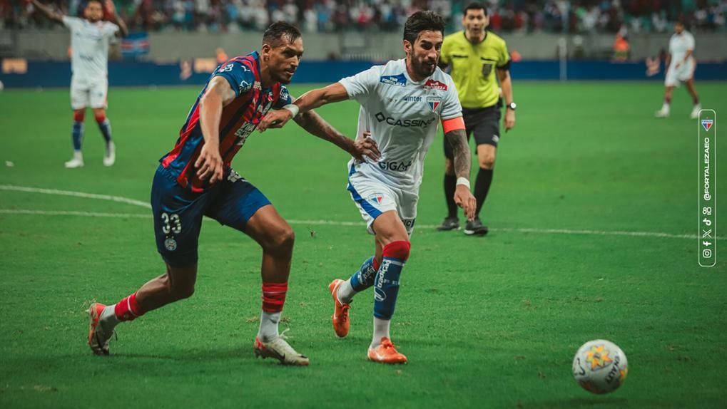 Fortaleza perde para o Bahia e é eliminado da Copa do Nordeste 2025