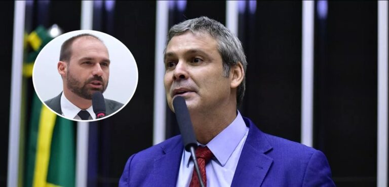 Lindbergh pede suspensão e cassação de Eduardo Bolsonaro por ataques à soberania e ao STF