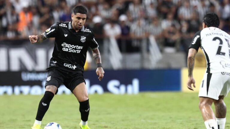 Ceará joga mal e perde para o Corinthians por 1 a 0 na Arena Castelão pela Série A
