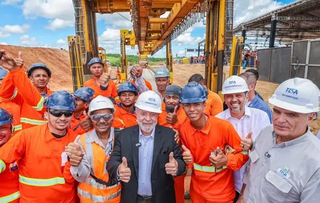 Lula visita Juazeiro e Missão Velha na sexta (18) para acompanhar obras da Transnordestina