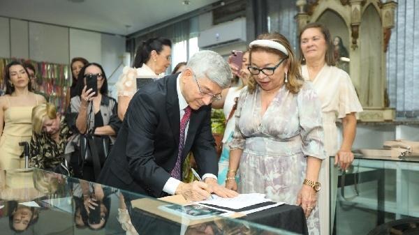 Legenda: Itens agora passam a integrar o acervo permanente do memorial dedicado ao sacerdote