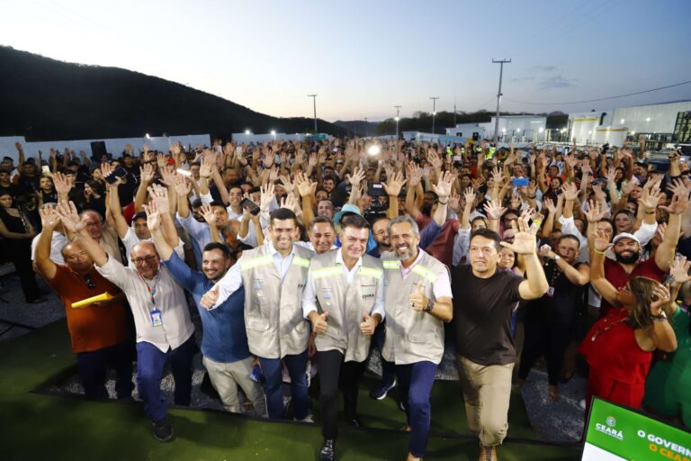 Elmano e Fernando Santana inauguram juntos o projeto Malha D’agua