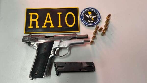 CPRaio apreende pistola 9 mm e detém foragido com antecedentes em Pentecoste