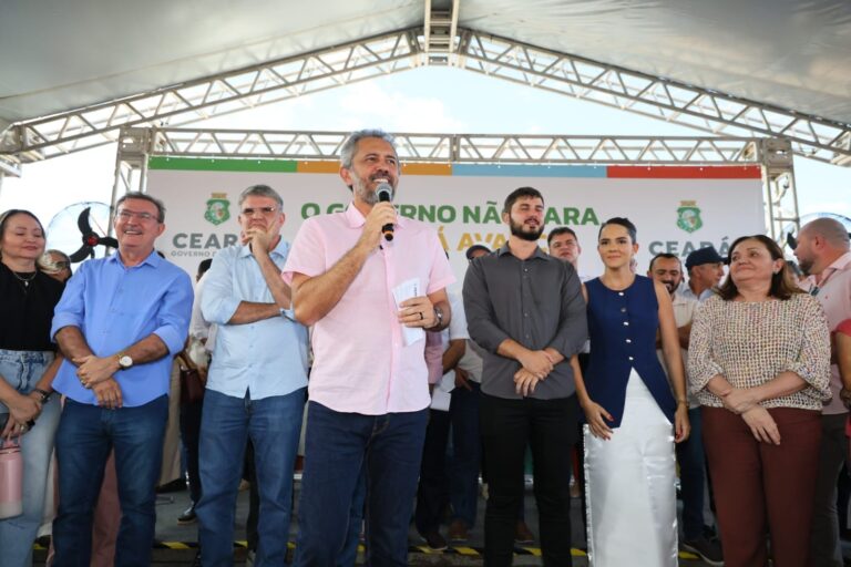 Em Jaguaretama, Elmano entrega 100ª Brinquedopraça da gestão, CEI e areninha com investimento de R$ 2,7 milhões