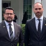PGR denuncia Eduardo Bolsonaro e Paulo Figueiredo por coação no STF e pressão por anistia a Jair Bolsonaro