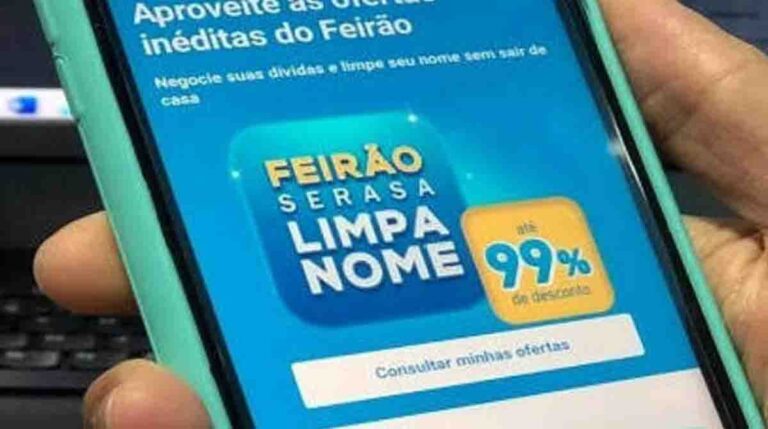 Serasa realiza mutirão de um dia para negociar dívidas com até 99% de desconto nesta terça (9)