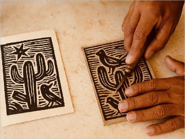 Biblioteca Pública do Crato promove oficina gratuita de xilogravura no dia 13 de setembro
