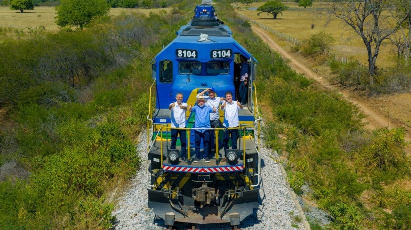 Transnordestina inicia primeira operação de carga entre Piauí e Ceará nesta sexta (24) com trem de 585 km