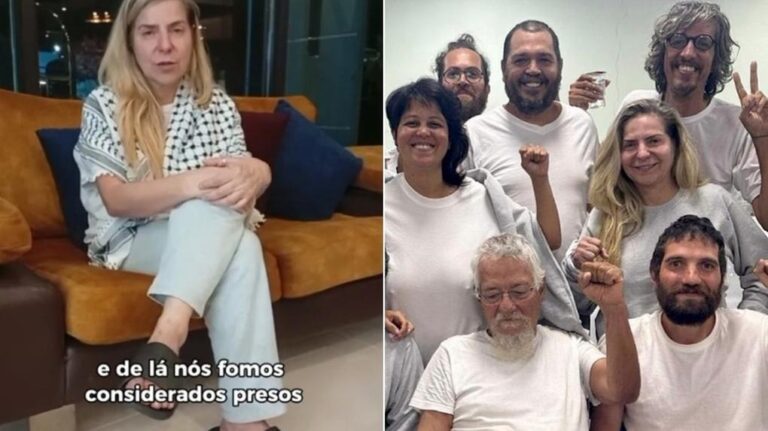 Após libertação, Luizianne Lins denuncia que grupo foi tratado como “terrorista” por Israel e relata violações
