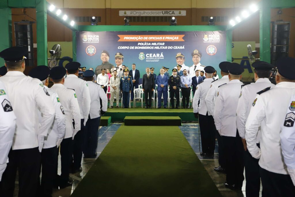 No Crato, Governo do Ceará promove 646 militares e encerra ciclo de promoções de 2025 com 3.770 agentes contemplados