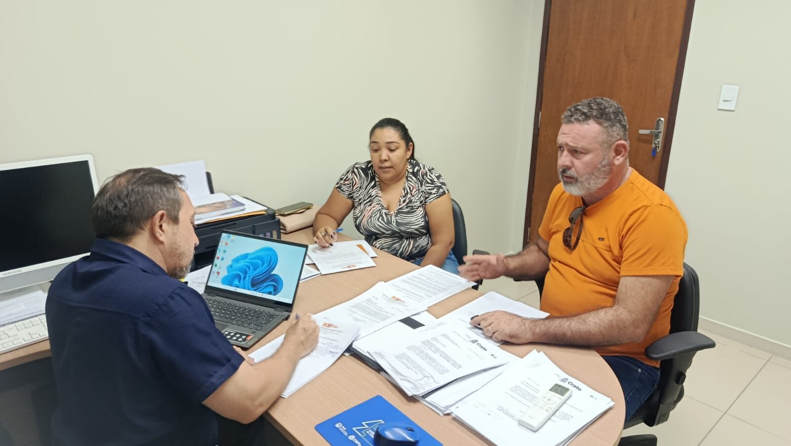 Reuniao com o gabinete