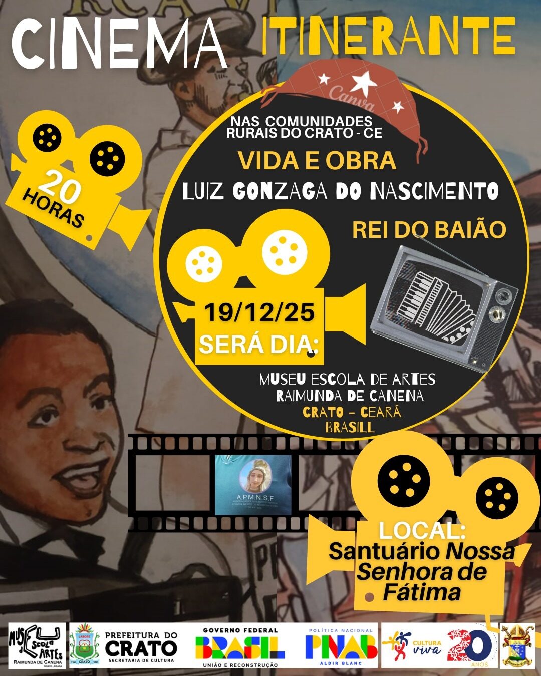agenda cultural CINEMA NAS COMUNIDADES RURAIS