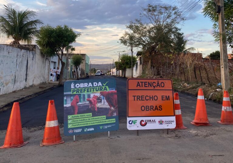 Quatro ruas do bairro Triângulo terão interdições temporárias para serviços de pavimentação