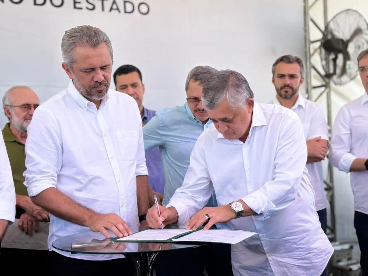 Guimaraes e Elmano fazem juntos serie de agendas administrativas pelo interior e Regiao Metropolitana
