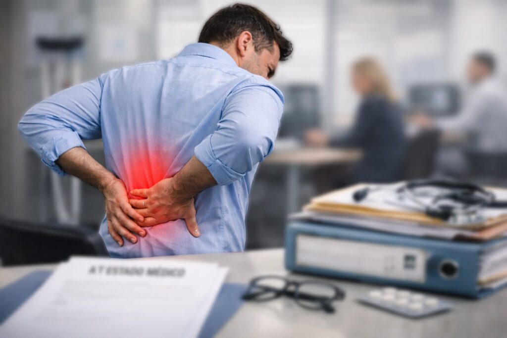 p.18 - Afastamentos por doença batem recorde no Brasil em 2025 e dores nas costas lideram causas