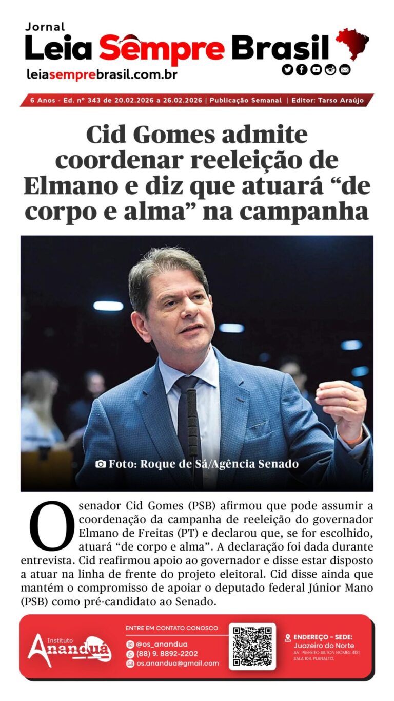 Jornal Leia Sempre Brasil - Ed. nº 343_p.01