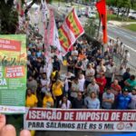 Movimento sindical vai às ruas para celebrar isenção do IR e cobrar redução da jornada de trabalho