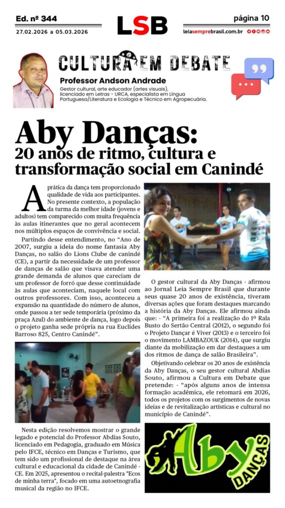 Aby Danças: 20 anos de ritmo, cultura e transformação social em Canindé 2 cultura em debate