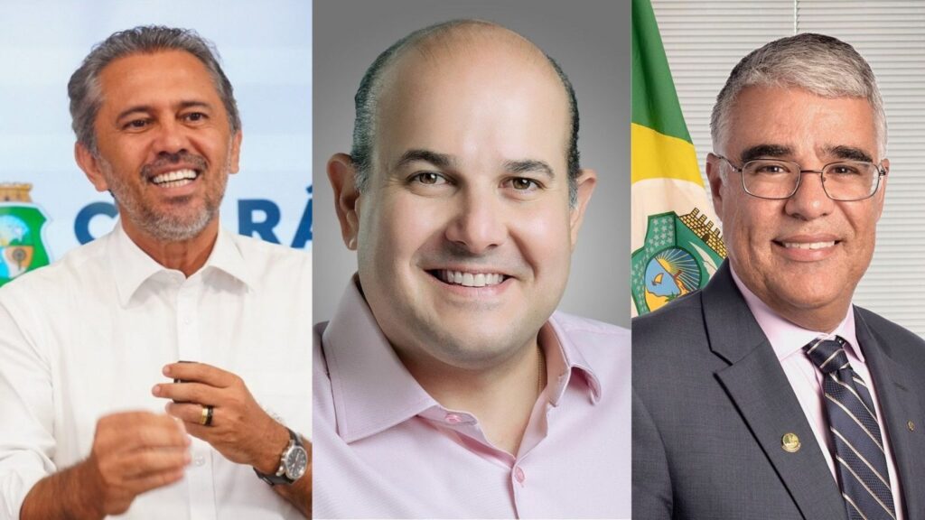 Pesquisa aponta Elmano com maior potencial de voto no Ceará; Eduardo Girão e Roberto Cláudio lideram rejeição