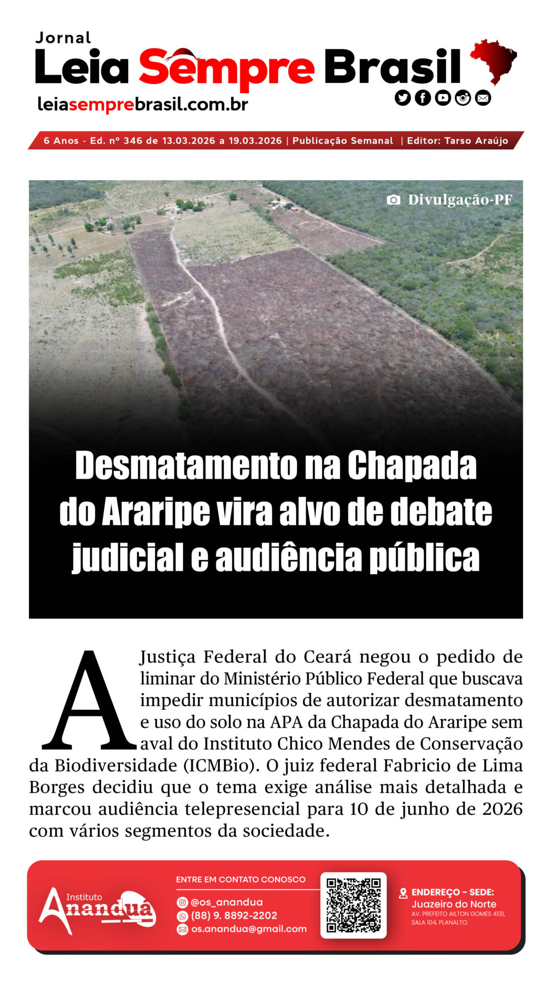 Jornal Leia Sempre Brasil - Ed. nº 346 - p.0_01