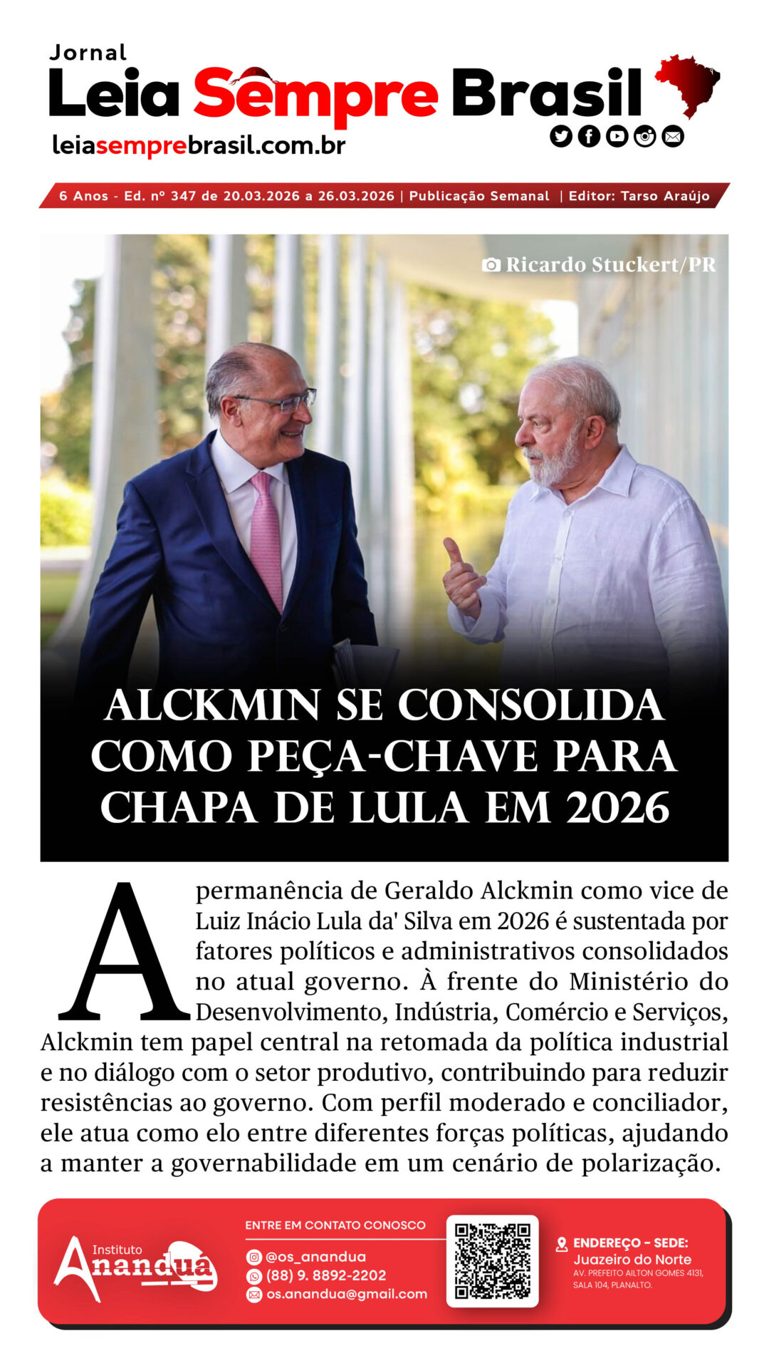 Jornal Leia Sempre Brasil - Ed. nº 347_01