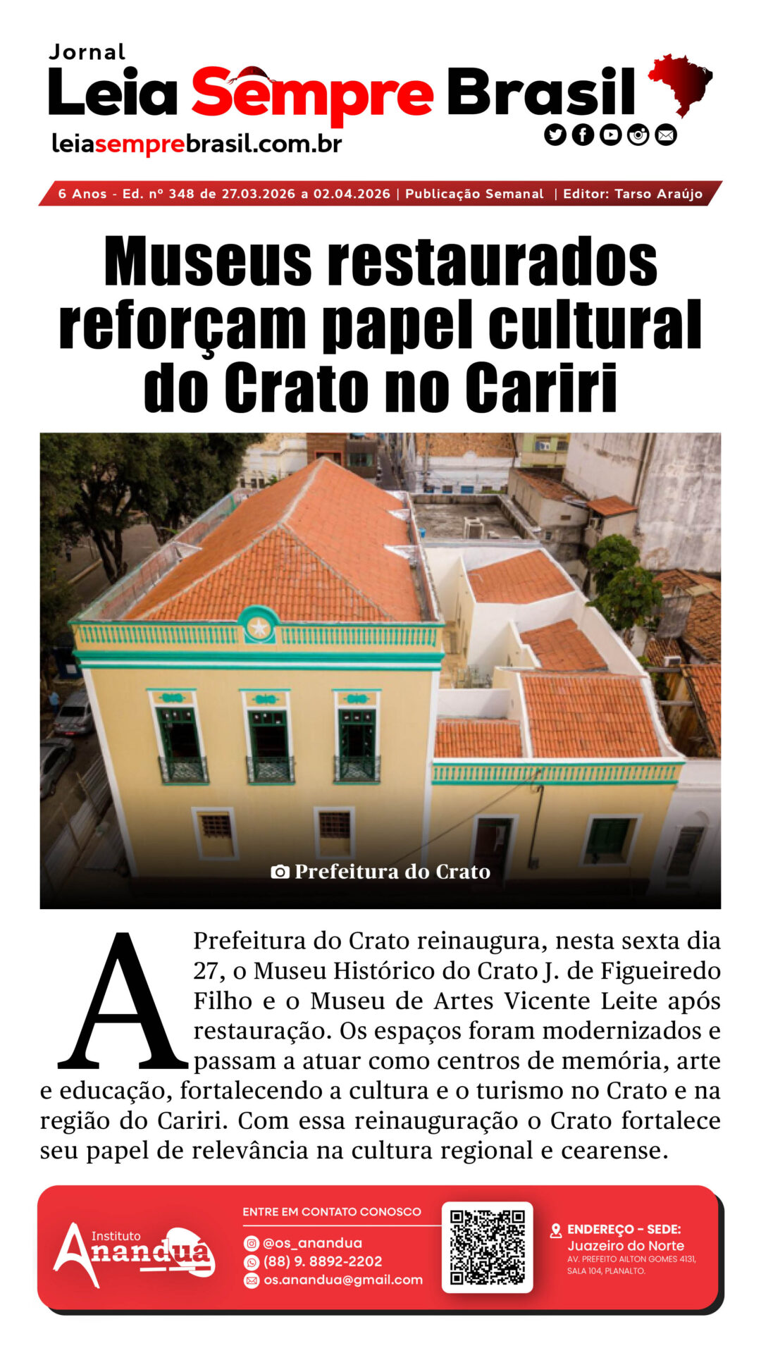 Jornal Leia Sempre Brasil - Ed. nº 348_01