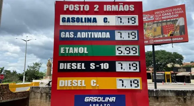 Gasolina no Crajubar chega a R$ 7,19 e motoristas relatam forte alta nos combustíveis no Cariri