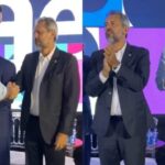 Glêdson Bezerra e Elmano de Freitas dividem palanque em inauguração de call center em Juazeiro do Norte