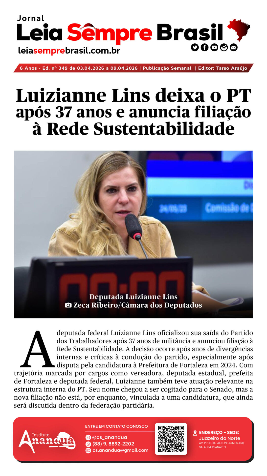 Jornal Leia Sempre Brasil - Ed. nº 349_01