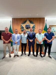 Em reunião com o presidente da Alece, deputado Pedro Lobo articula melhorias para Penaforte