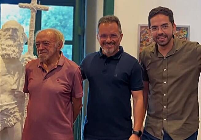 p.6 - Deputado Davi de Raimundão visita museus reinaugurados em Crato ao lado do prefeito André Barreto