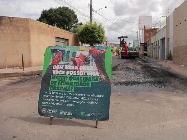 PSIU atua em 8 localidades de Juazeiro do Norte com obras de infraestrutura urbana