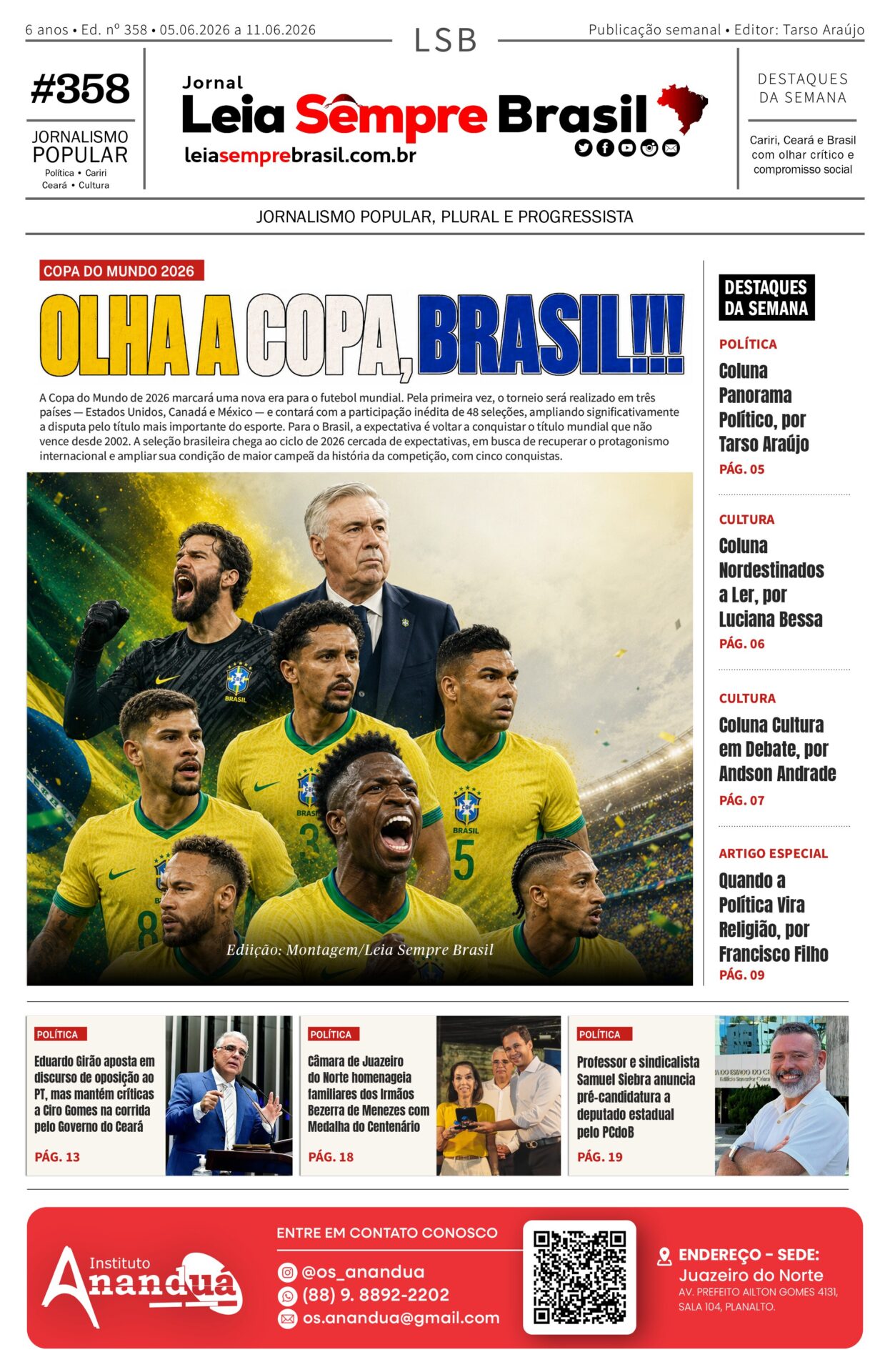 Jornal Leia Sempre Brasil - Ed. nº 358 de 05.06.2026 a 11.06.2026_01