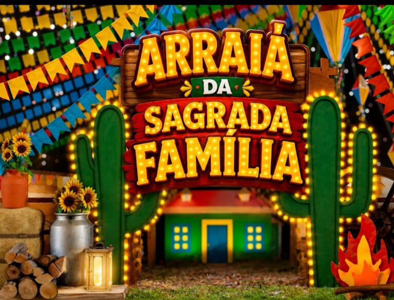 Arraiá Sagrada Família celebra 25 anos de tradição com festa junina temática da Copa do Mundo no Crato