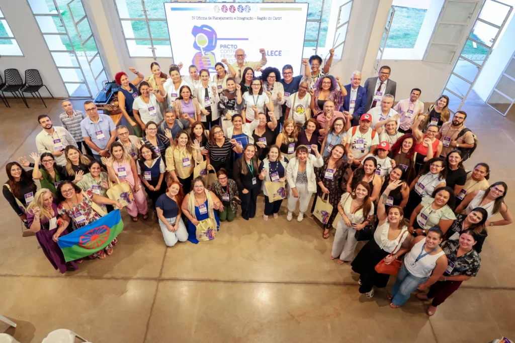Cariri recebe oficina do Pacto Contra o Feminicídio para articular políticas públicas de proteção às mulheres 1 Cariri recebe oficina do Pacto Contra o Feminicídio para articular políticas públicas de proteção às mulheres